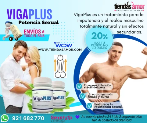 VigaPlus Potencia Sexual Promueve la función eréctil del pene