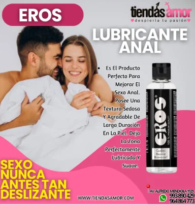 LUBRICANTE ANAL EROS / ADORMECE EL AO SEXSHOP