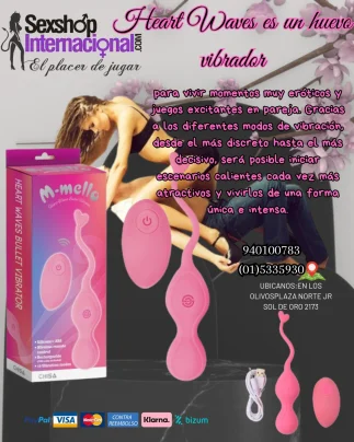 es un huevo vibrador de diseño, pensado para vivir momentos muy erótic