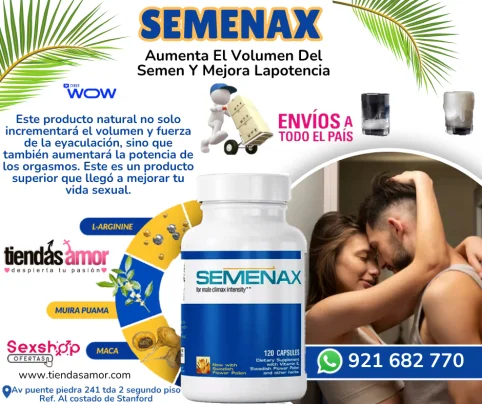 Semenax 90 Caps Aumenta el volumen del semen orgasmos más largos