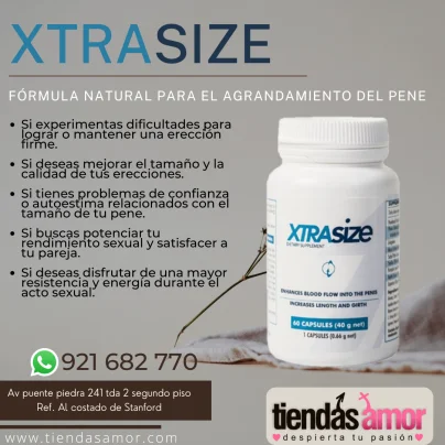XtraSize miembro grueso, con tamaño entre 18-23 cm permite al hombre