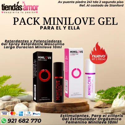 MINILOVE | Pack Retardante masculino + Sensibilizante Femenino
