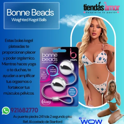 Bonne Beads Weighted Kegel Balls Peso ideal para fortalecer músculos
