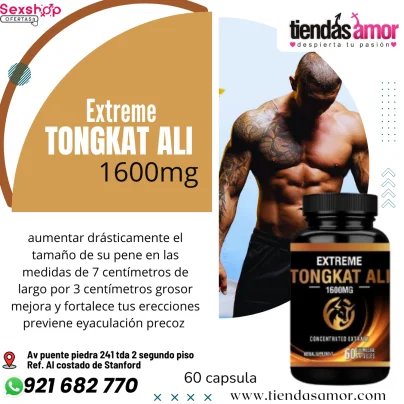 Tongkat Ali Extreme mejora y fortalece tus erecciones ayuda a aumentar