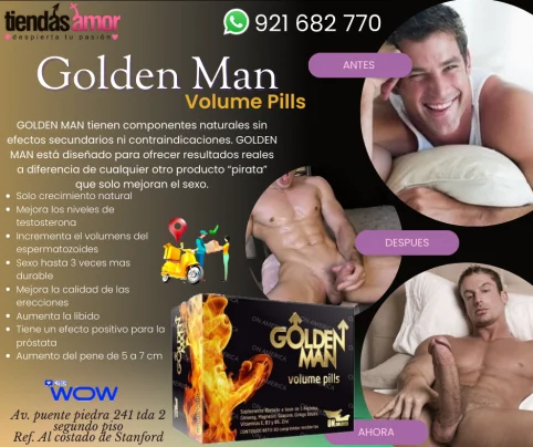 Golden Man Desarrolla el máximo potencial sexual mejora la calidad