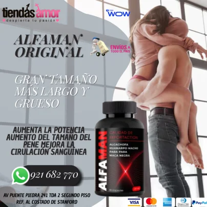 Alfaman Original Gran tamaño más largo y grueso Aumenta la potencia Me