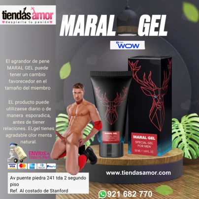 MARAL GEL mejora sexual · eyaculación retrasada Aumenta el flujo sangu