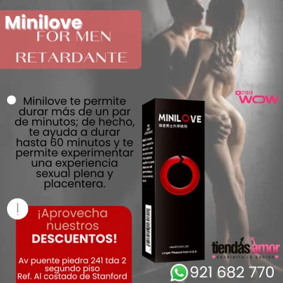 Spray Retardante Masculino Larga Duracion Minilove 10ml (tiendas amor