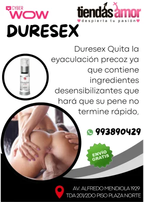 DURESEX RETARDANTE TIENDAS AMOR SEXSHOP