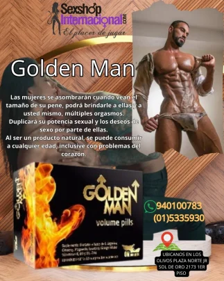 Golden Man para hombres que deseen tener el pene mas grande 969889888