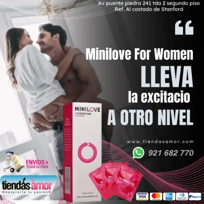 GEL ORGASMICO FOR WOMEN MINILOVE Gel Estimulante Femenina  Mejora los