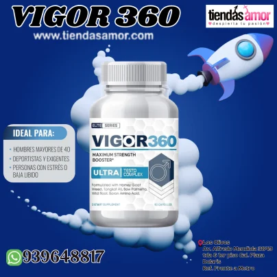 Vigor 360 Original 60 Pastillas mejorando la resistencia y el vigor ge