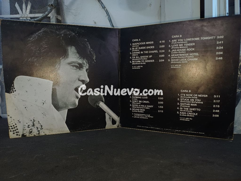 Vinilo doble Elvis Presley para coleccionistas