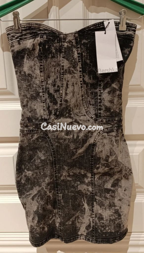 Vestido Bershka denim efecto lavado