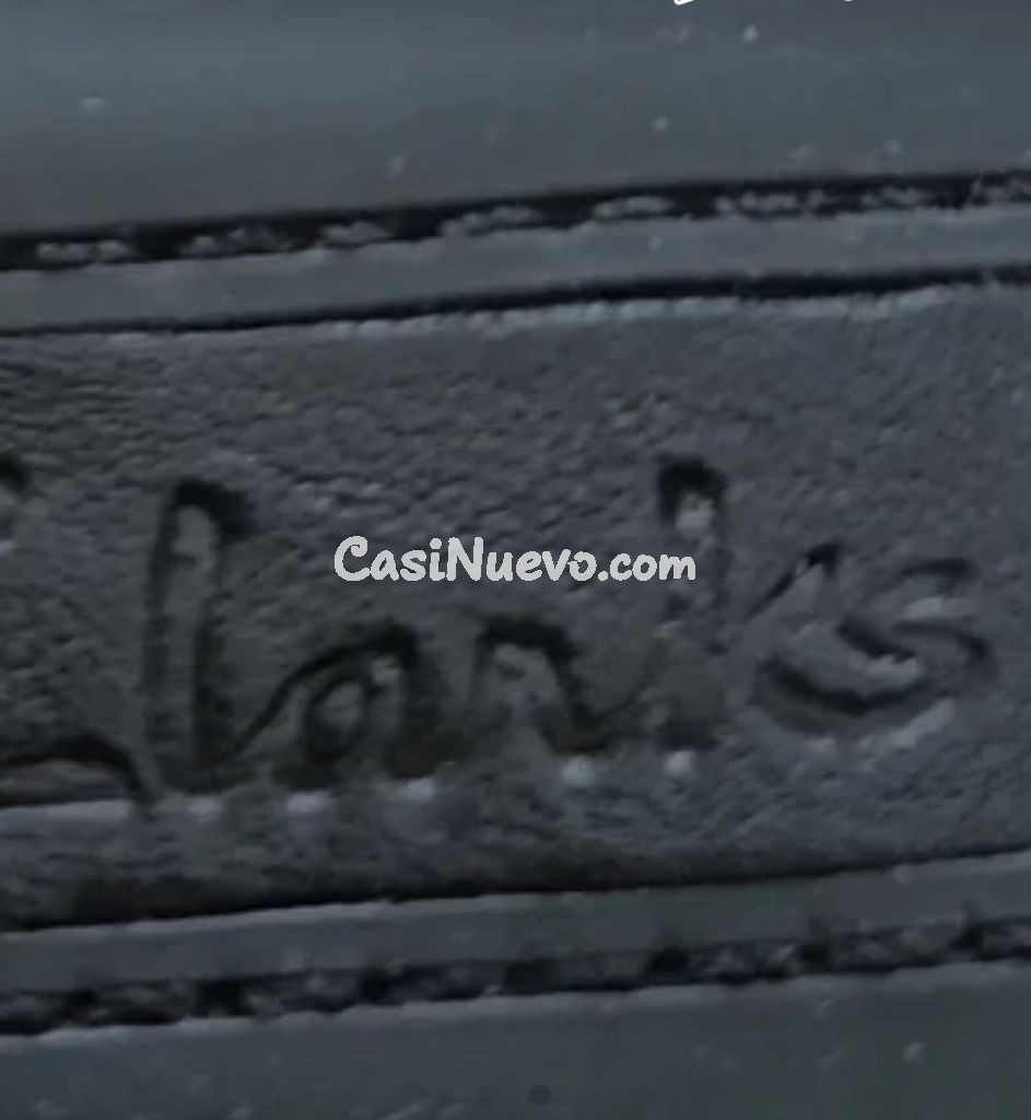 Botas de cuero Clarks negras