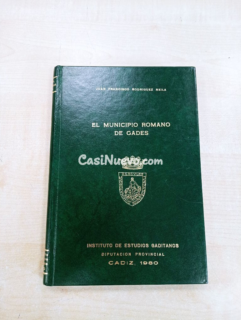 Libro El Municipio Romano de Gades