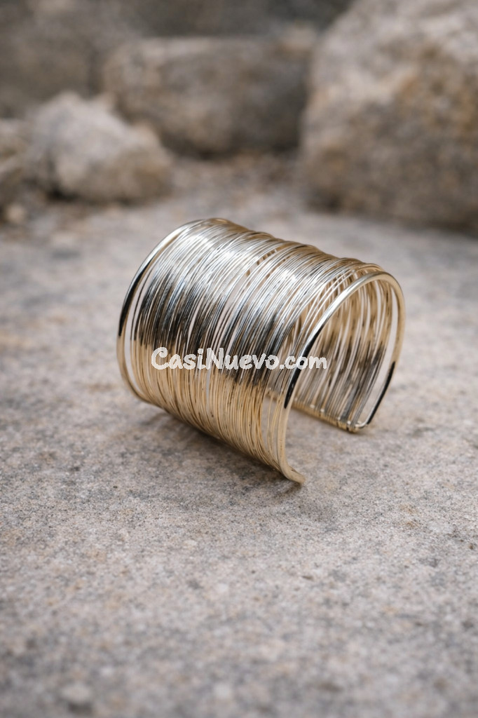 Pulsera de moda mujer dorada - foto 3