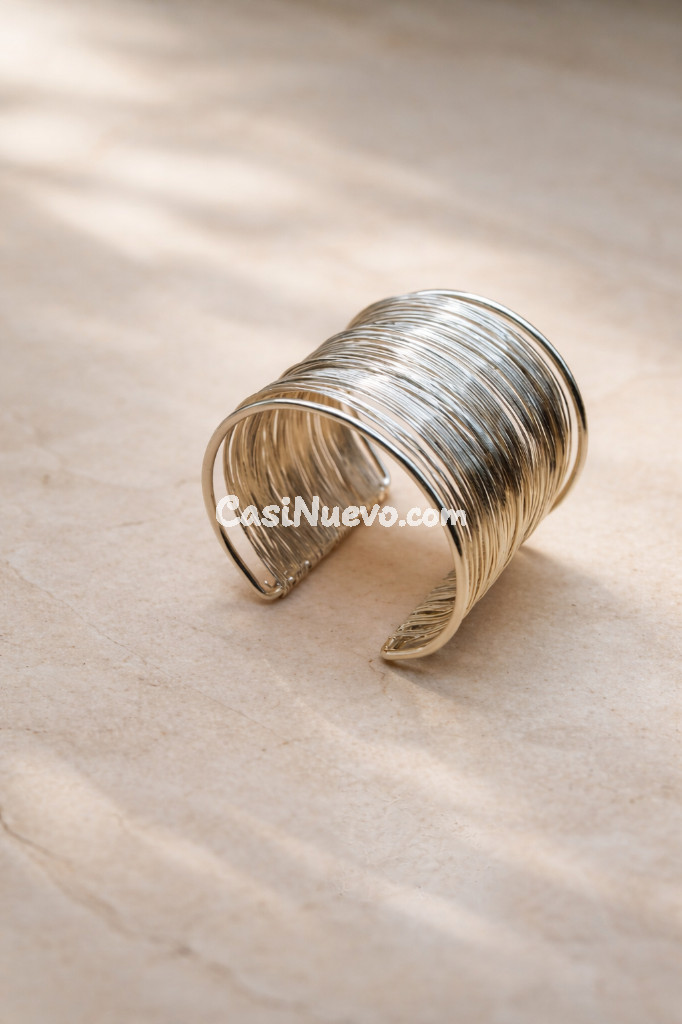 Pulsera de moda mujer dorada