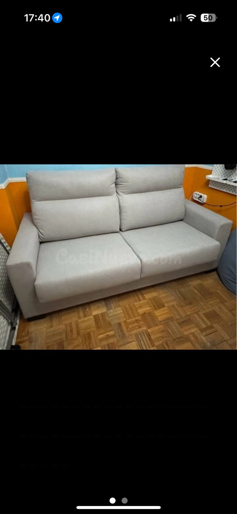 Sofá cama 3 plazas apertura italiana - foto 2