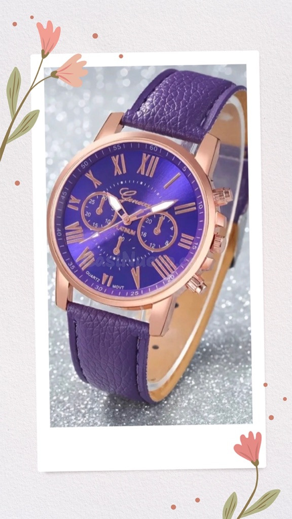 Reloj de mujer con correa de cuero