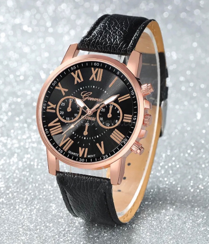Reloj de hombre con correa de cuero
