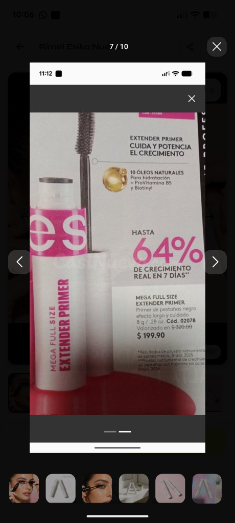 Duo Rímels Esika Size seminuevo - foto 2