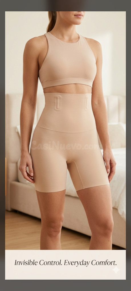 Faja Short Invisible Everyday Confort Seminueva Beige - foto 3