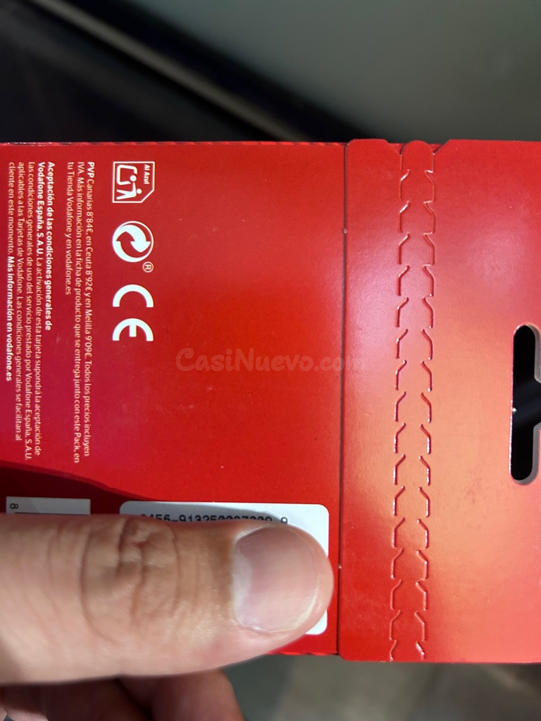 Tarjeta SIM Vodafone Prepago S 60GB - foto 2