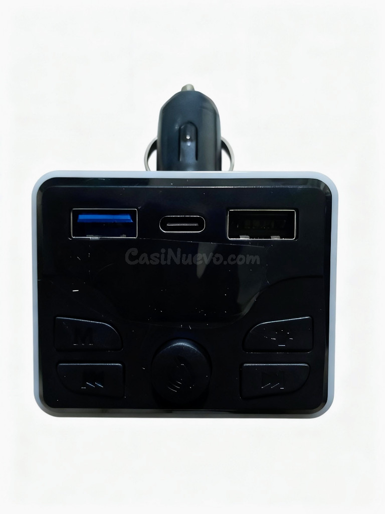 Transmisor Bluetooth para coche con cargador USB - foto 2