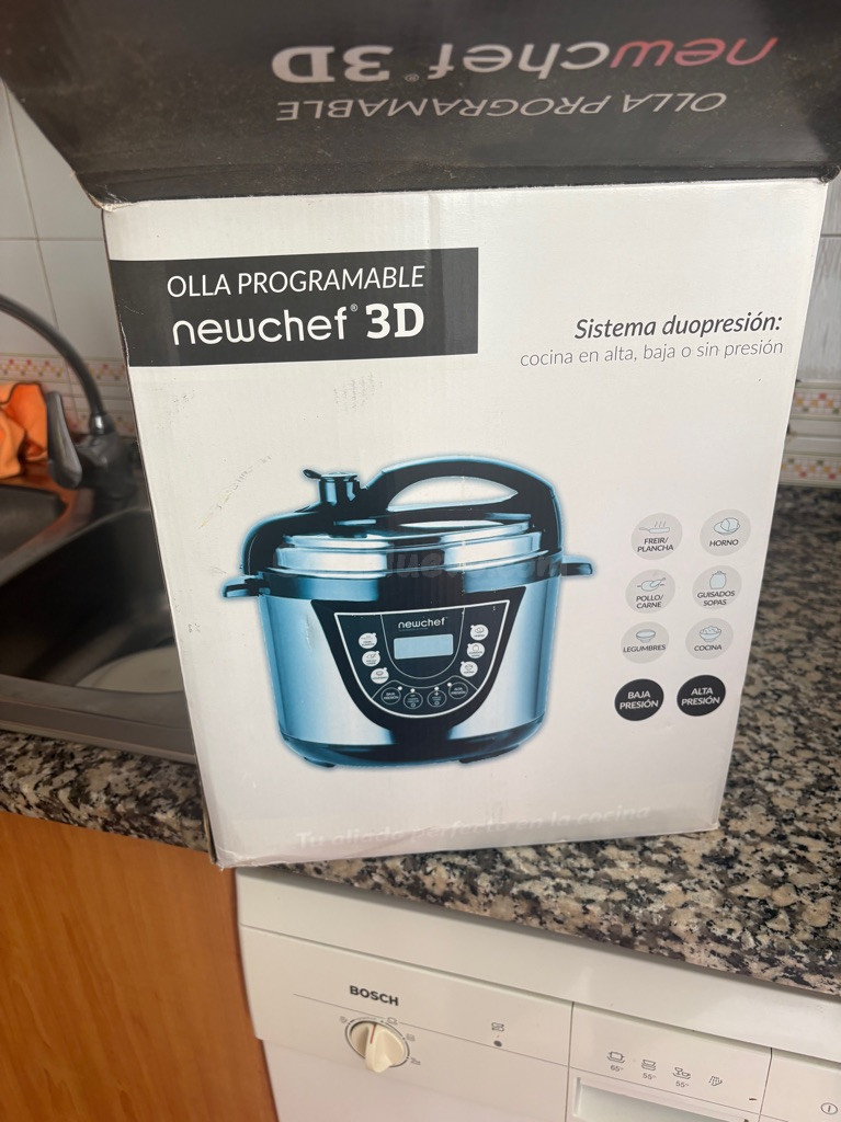 Olla Programable NewChef 3D - Sistema Duopresión
