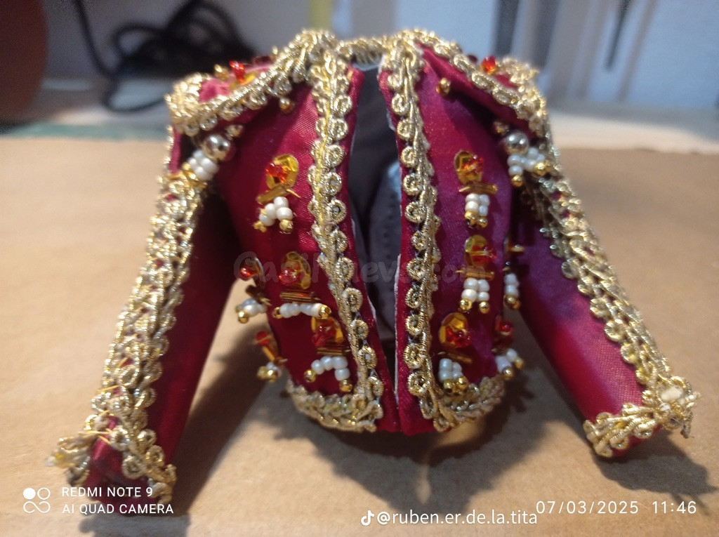 Miniatura Chaquetilla Taurina Artesanal Decoración - foto 2