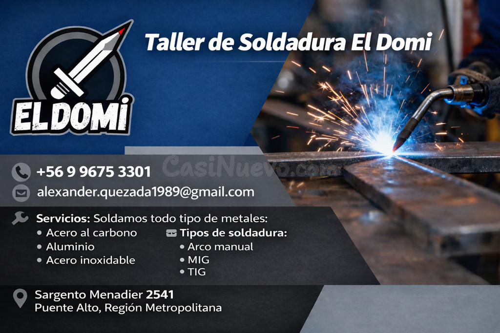 Servicio de Soldadura Profesional - Taller El Domi - foto 2