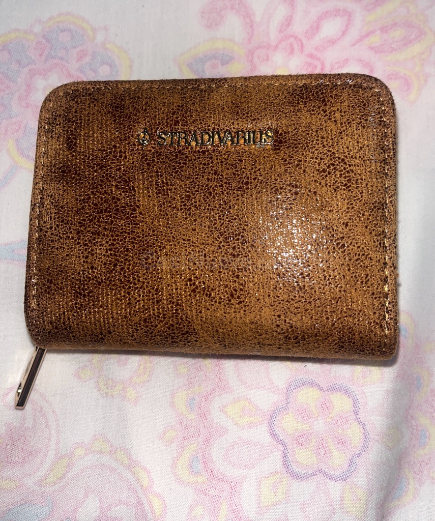 Cartera Monedero Stradivarius Marrón