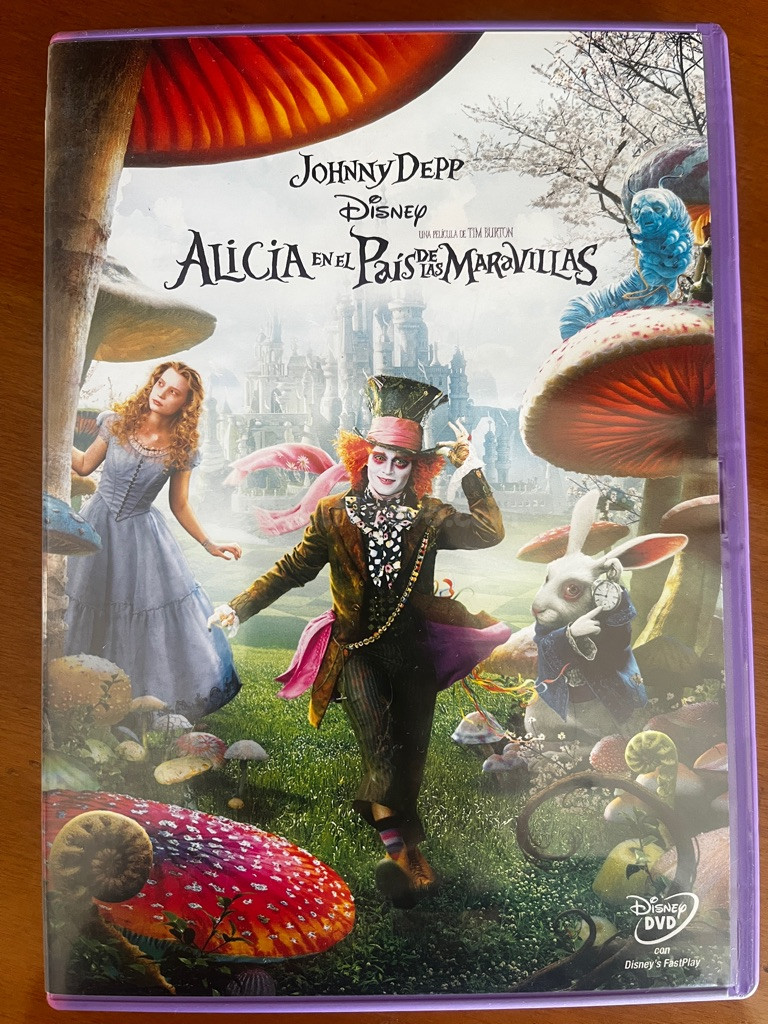 DVD Alicia en el País de las Maravillas Disney