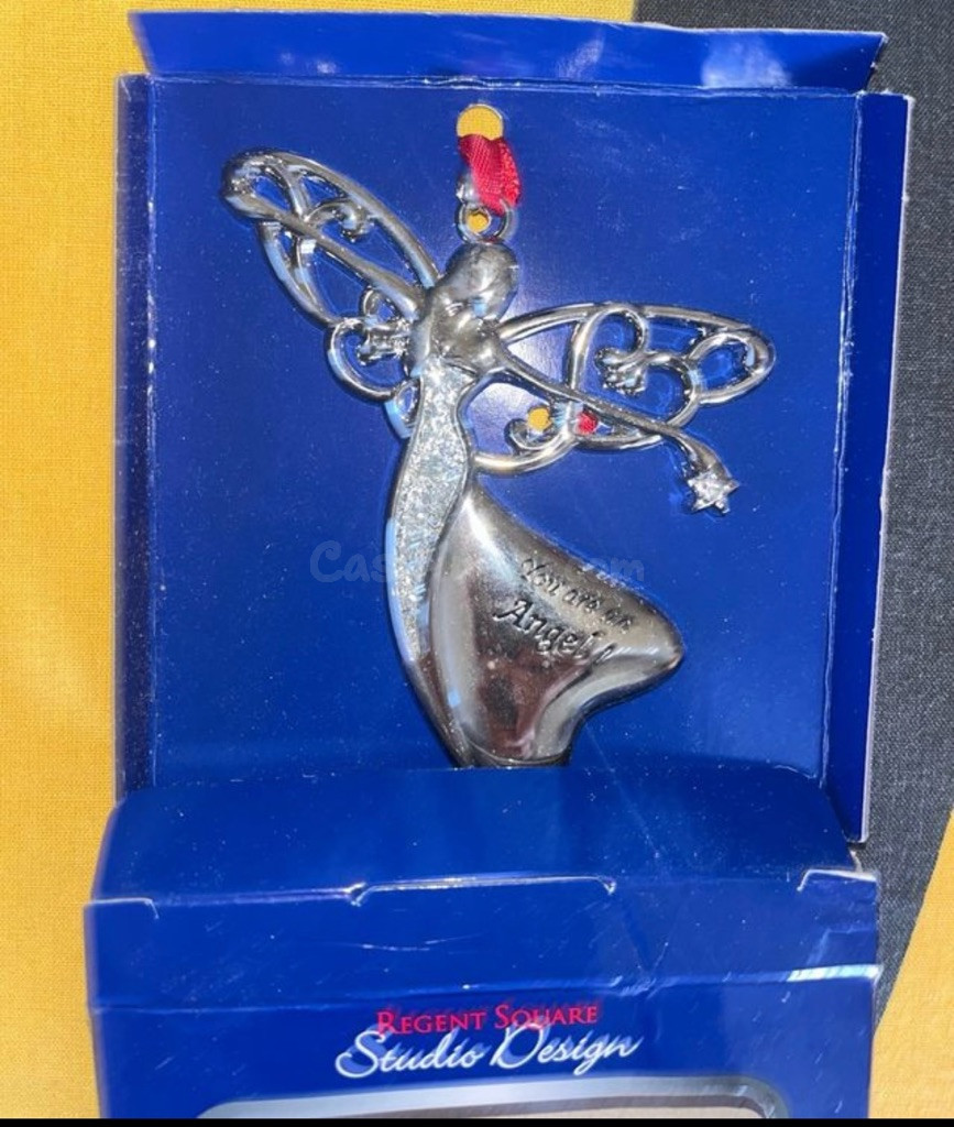 Ángel Decorativo Coleccionable con Cristales - foto 2