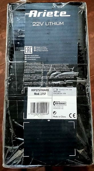 Aspirador Escoba Ariete 22V Lithium - foto 5