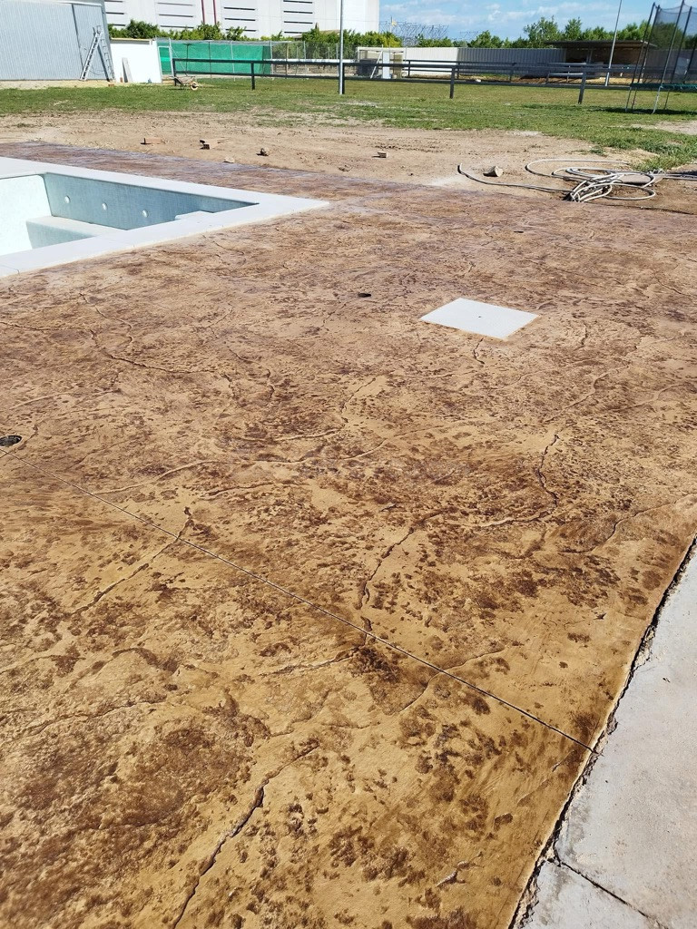 Hormigón impreso para piscinas y exterior