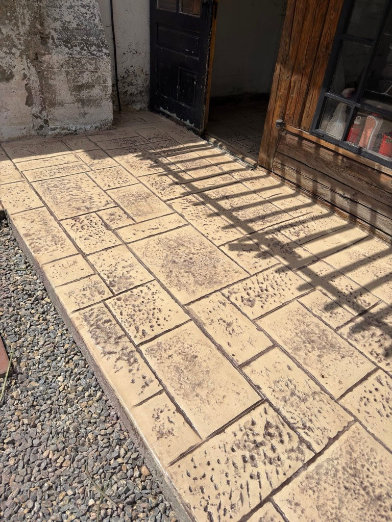 Hormigón Impreso Estampado para Jardín - foto 2