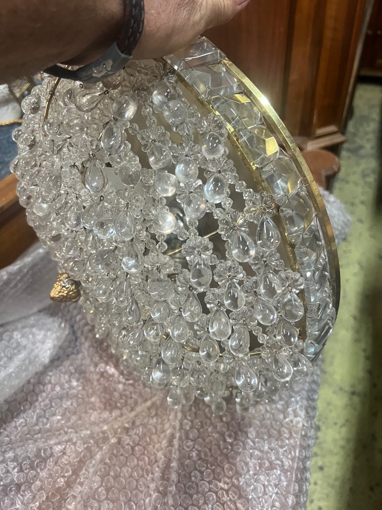 Plafón Techo Cristal Vintage Brillo - foto 3
