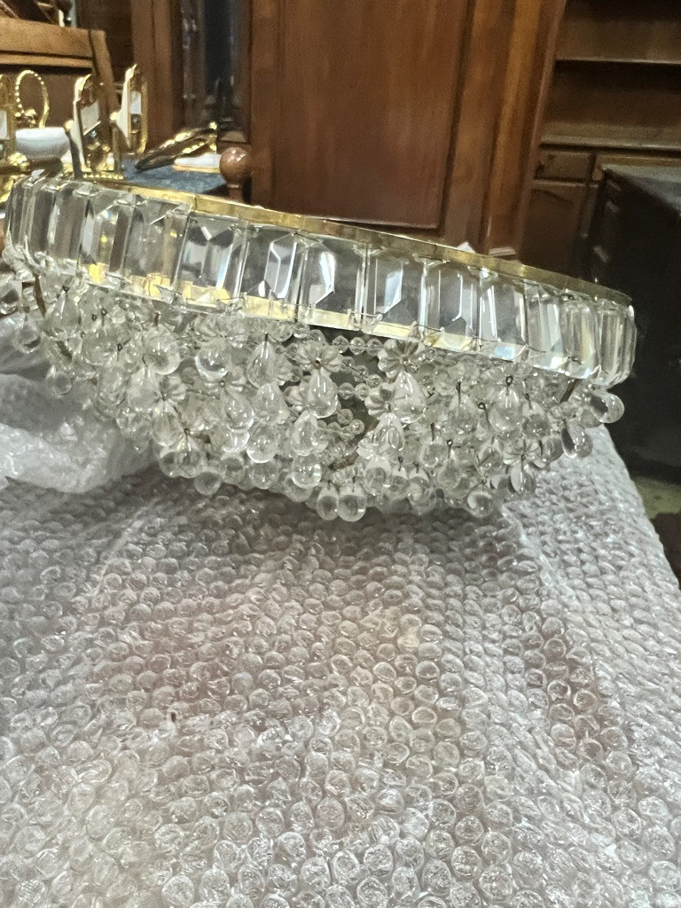 Plafón Techo Cristal Vintage Brillo - foto 4