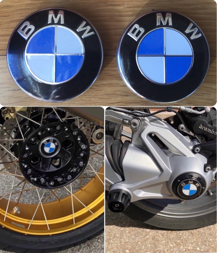 2 Tapas Embellecedor Moto Logo BMW Llanta y Cardán