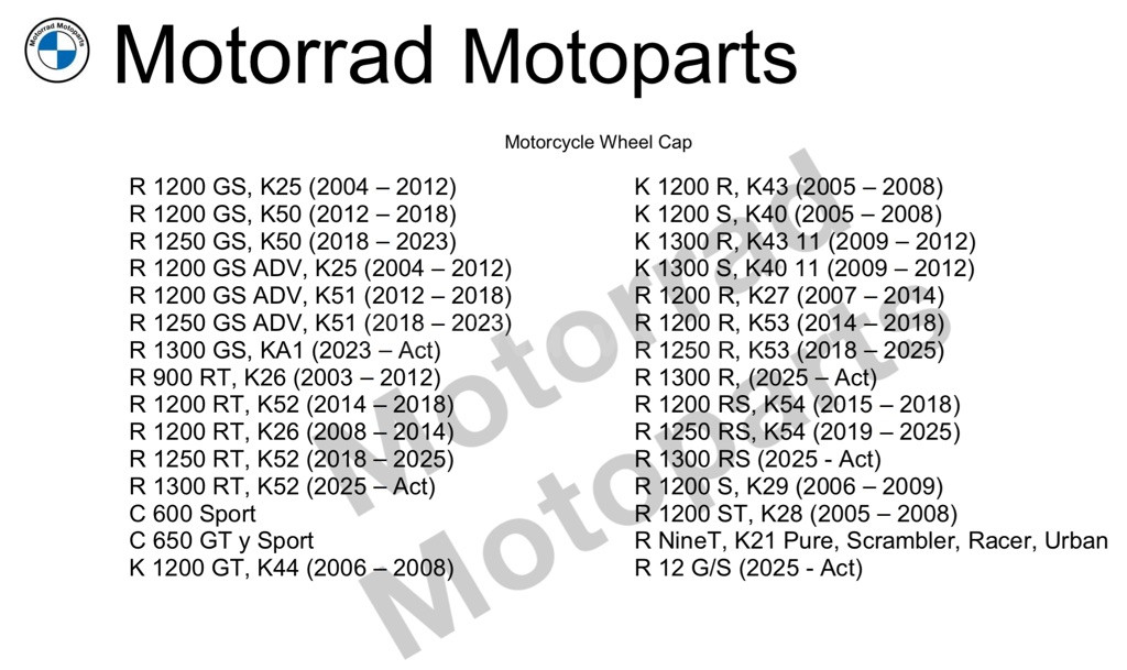 2 Tapas Embellecedor Moto Logo BMW Llanta y Cardán - foto 3