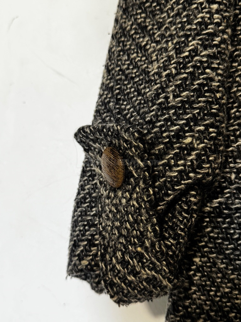 Abrigo Tweed Elegante Doble Botonadura - foto 3