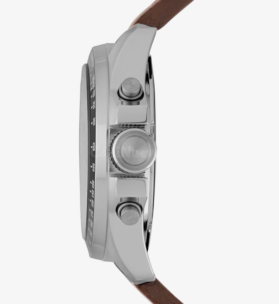 Elegante Reloj Fossil de Acero con Correa de Piel - foto 5