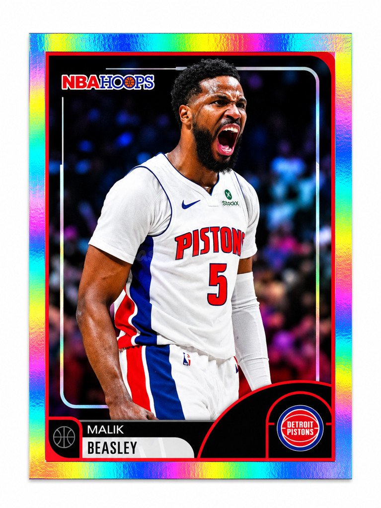Cromo NBA Hoops Malik Beasley Detroit Pistons