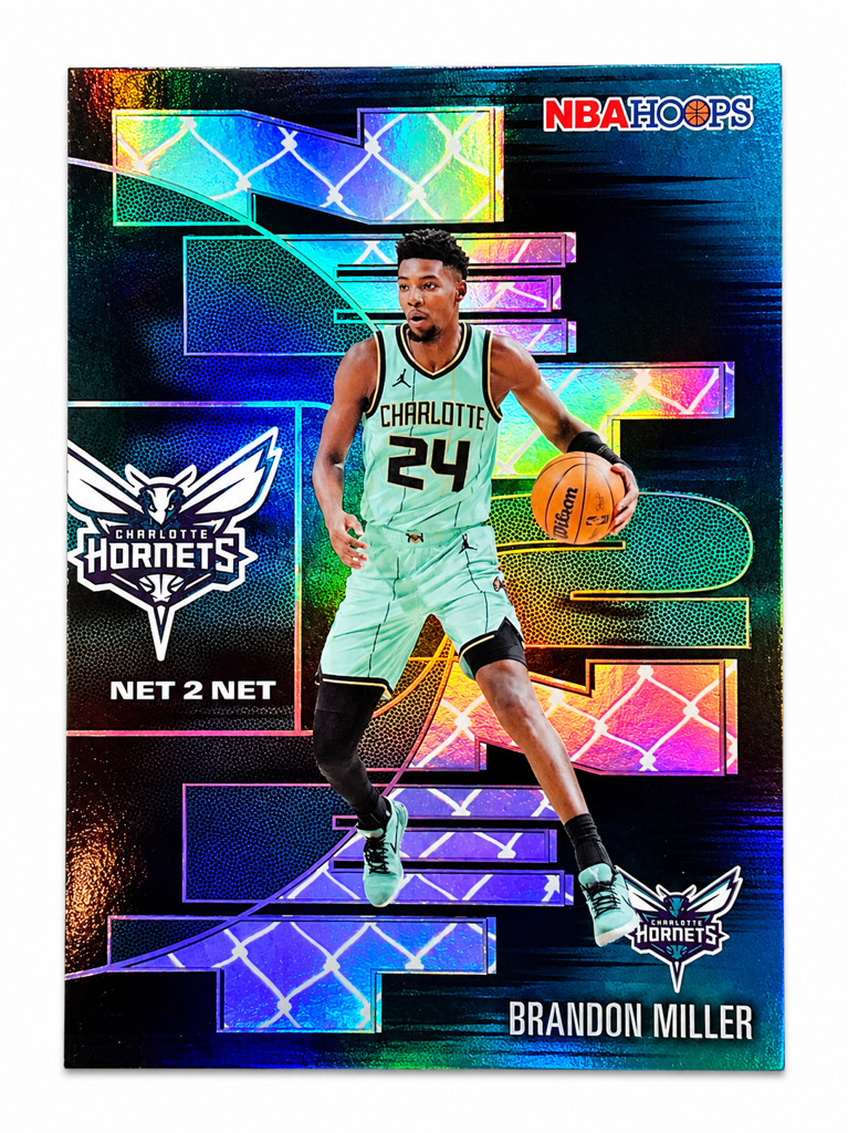 Tarjeta NBA Hoops Brandon Miller Topps NET 2 NET
