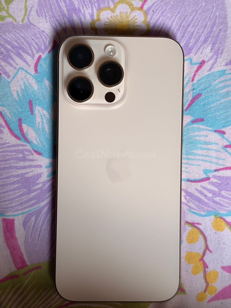 iPhone 16 Pro Max Oro - ¡Como nuevo!