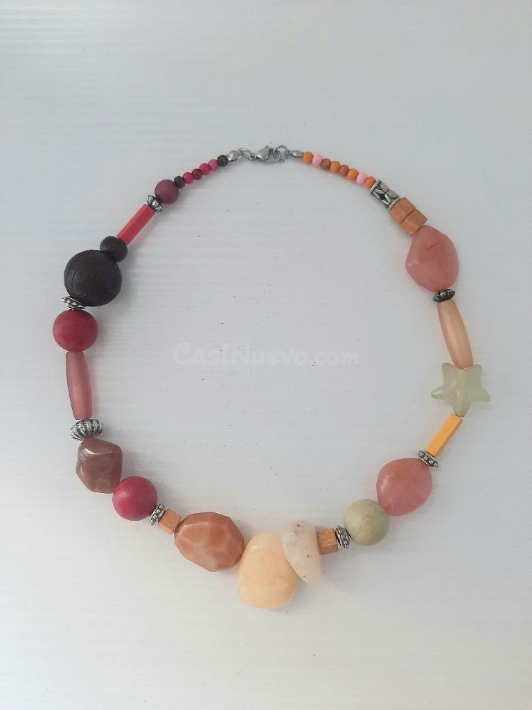 Collar resina y madera