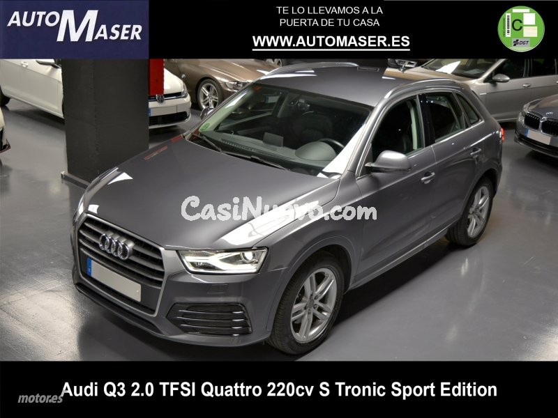 Audi Q3 sport edition 2.0 TFSI quattro 220 CV S tronic de 2018 con 77.000 Km por 25.500 EUR. en Madrid