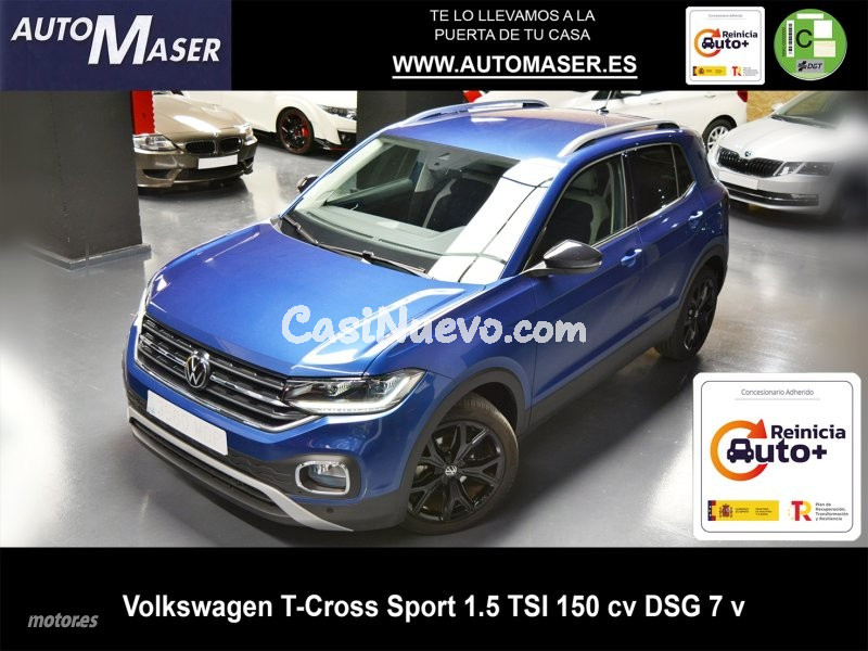 Volkswagen T-Cross Sport 1.5 TSI 110 kW (150 CV) DSG de 2023 con 5.700 Km por 25.800 EUR. en Madrid